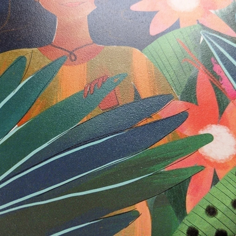 The Love Garden Canvas from Jena Holliday Modern Wall Decor 12 X 12 NWT